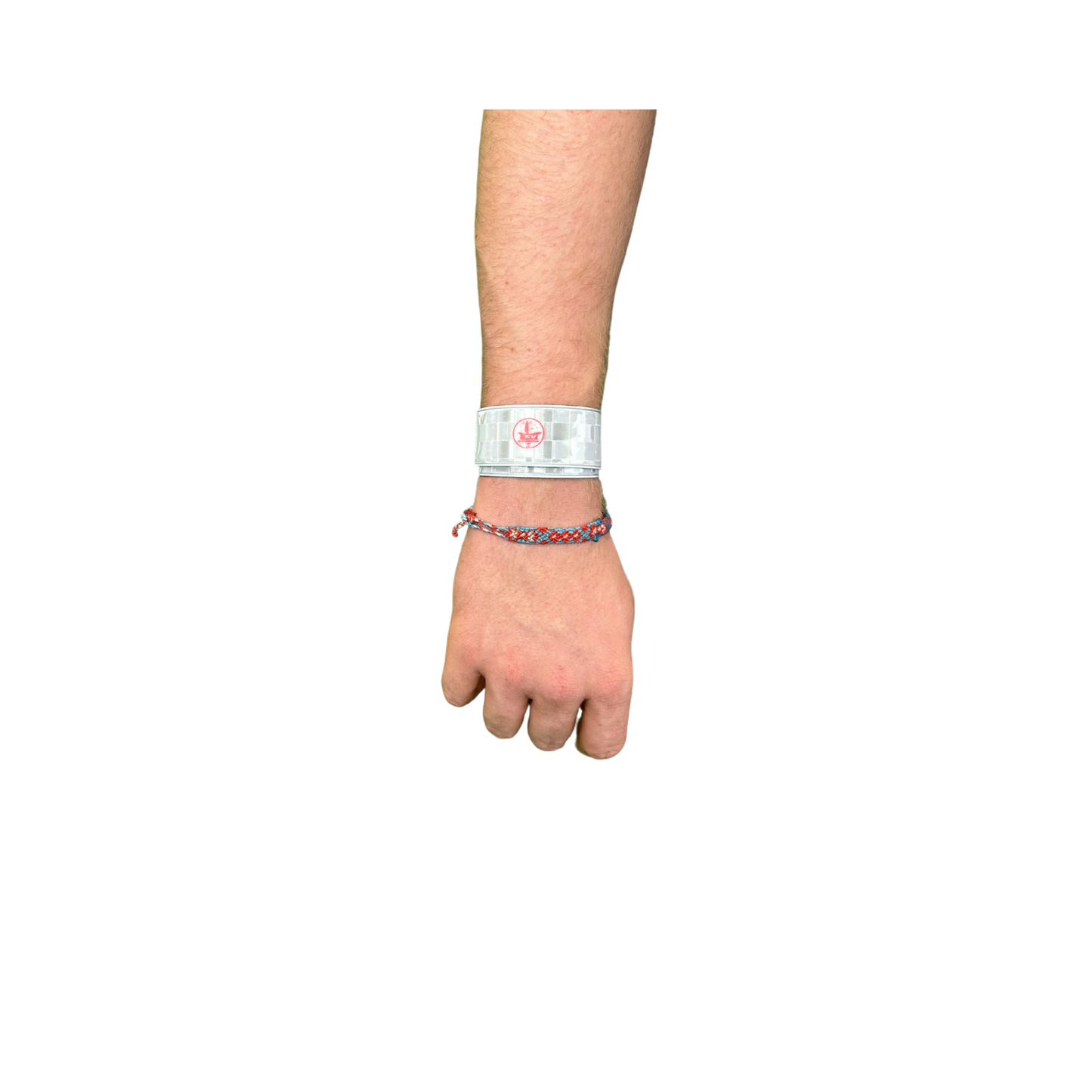 Schnapparmband mit Reflektor