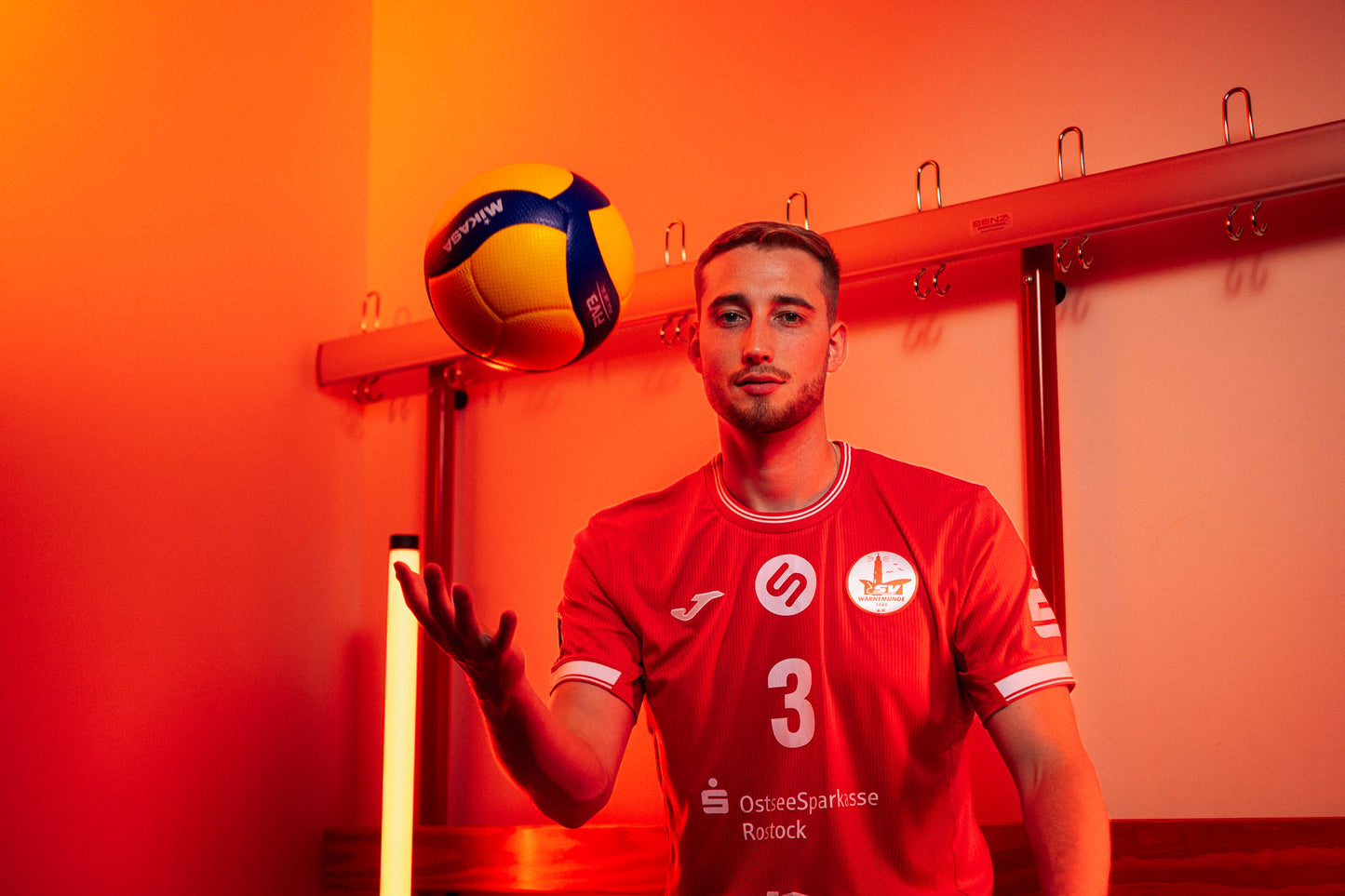 SVW Fantrikot [Heim] - (JOMA) / rot | 1. Volleyball Bundesliga | Saison 2025-26