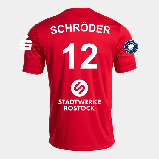 SVW Fantrikot [Heim] - (JOMA) / rot | 1. Volleyball Bundesliga | Saison 2025-26