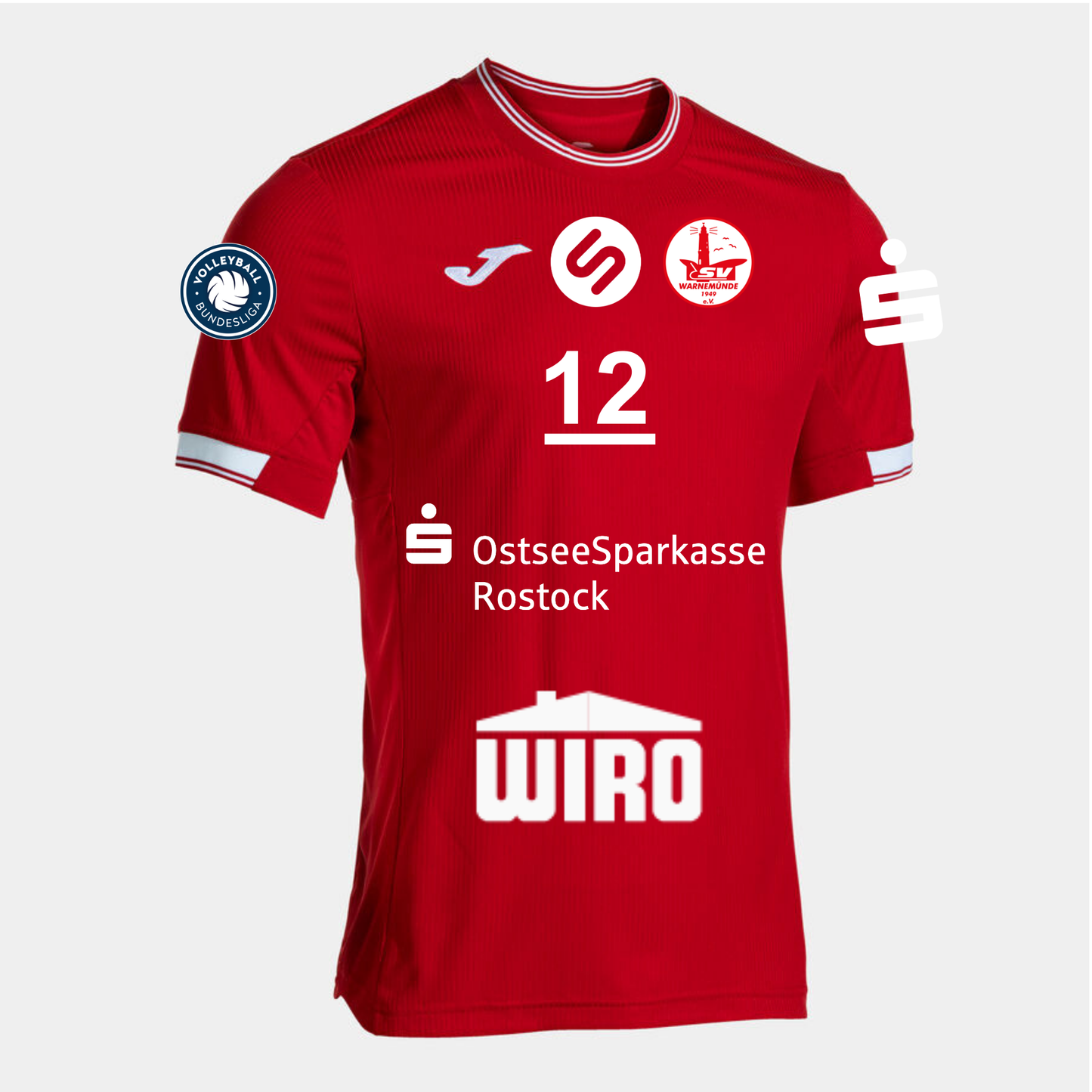 SVW Fantrikot [Heim] - (JOMA) / rot | 1. Volleyball Bundesliga | Saison 2025-26